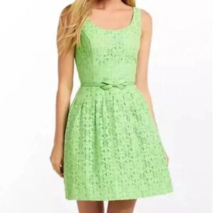Lily Pulitzer Green Lace Dress